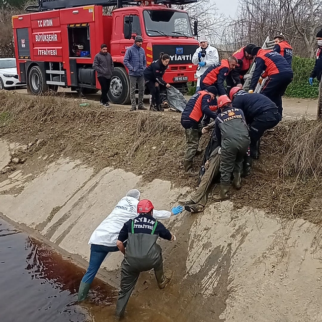 Aydın'da sulama kanalında erkek cesedi bulundu