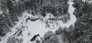 Kastamonu'da ekiplerin zorlu kar mücadelesi sürüyor