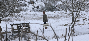 Muğla'nın yüksek kesimlerinde kar etkili oluyor