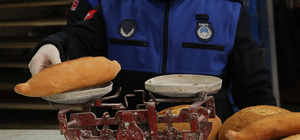 Havza'da ekmek fırınlarına gramaj ve hijyen denetimi yapıldı