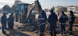 Karabük'te doğal gaz borusu patladı