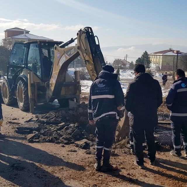 Karabük'te doğal gaz borusu patladı