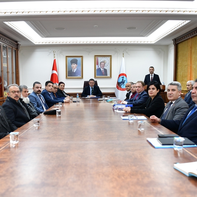 Kırşehir'de seçim güvenliği toplantısı yapıldı
