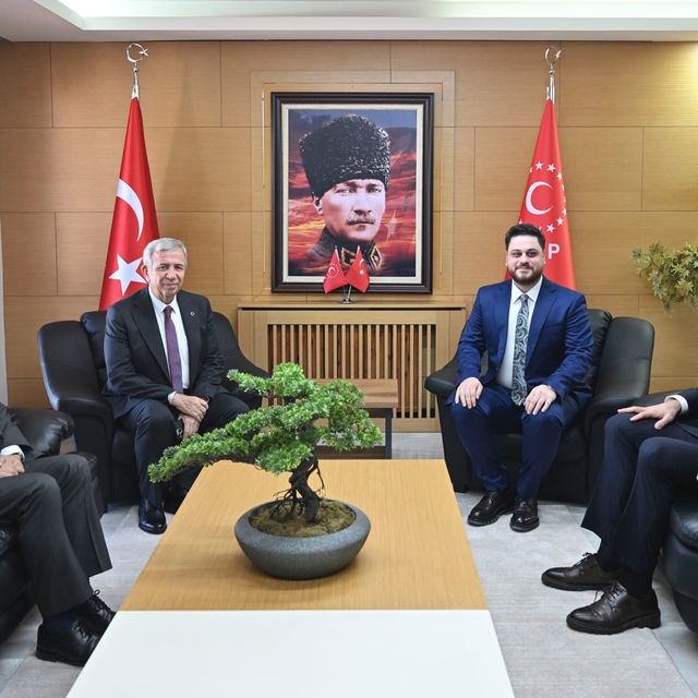 ABB Başkanı Yavaş, BTP Genel Başkanı Baş'ı ziyaret etti