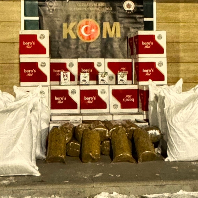 Yozgat'ta 410 bin boş makaron ele geçirildi