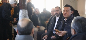 Eskişehir Büyükşehir Belediye Başkan adayı Nebi Hatipoğlu, minibüs şoförler...