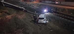 Amasya'da "dur" ihtarına uymayan araçta uyuşturucu bulundu