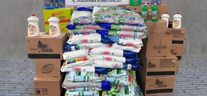 Mersin'de sahte temizlik malzemesi ürettikleri iddiasıyla 3 şüpheli yakalan...