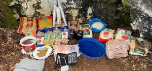 Teröristlerin kullandığı 2 sığınakta uyuşturucu ve mühimmat ele geçirildi