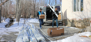 Gürpınar'da 42 haneye doğal gaz dönüşüm desteği sağlandı