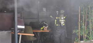 Lüleburgaz'da restoranda çıkan yangın söndürüldü