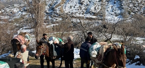 Batman'da yaban hayvanları için doğaya yem bırakıldı
