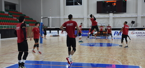 Cizre Belediyespor, Halkbank maçı hazırlıklarını sürdürdü