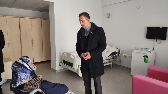 Suluova'da bakıma muhtaç yaşlı kadın huzurevine yerleştirildi