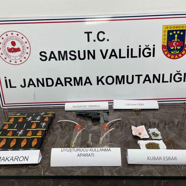 Samsun'da uyuşturucu operasyonunda 1 şüpheli yakalandı