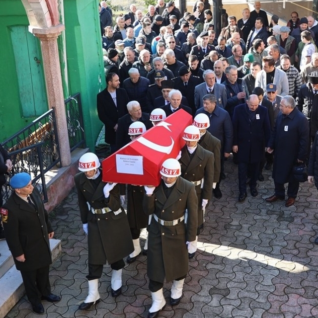 Kıbrıs gazisi Rahmi Günaydın, Giresun'da son yolculuğuna uğurlandı
