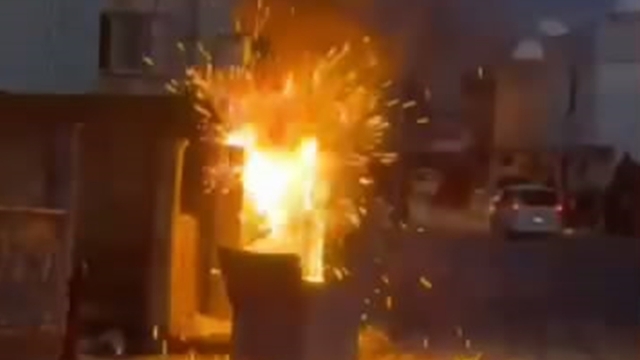 Silopi´de elektrik panosunda patlamanın ardından yangın çıktı