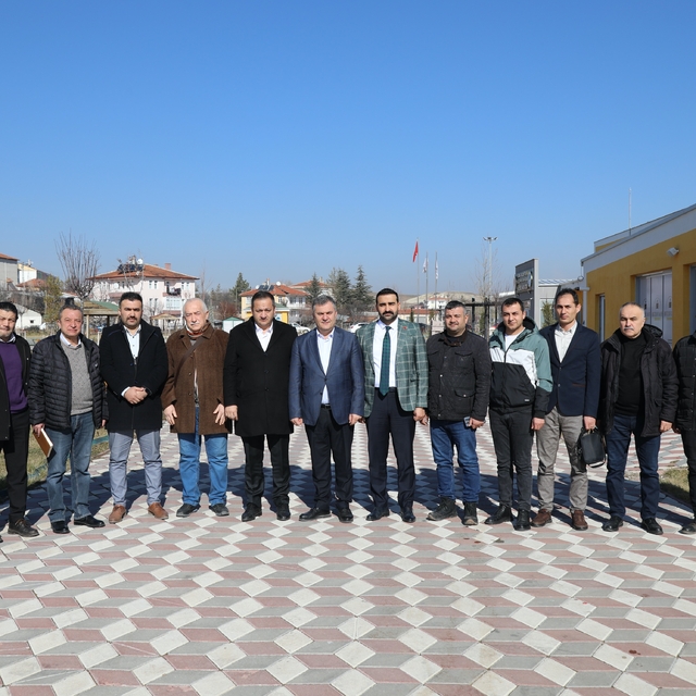 Çubuk Belediye Başkanı Baki Demirbaş, gazetecilerle bir araya geldi