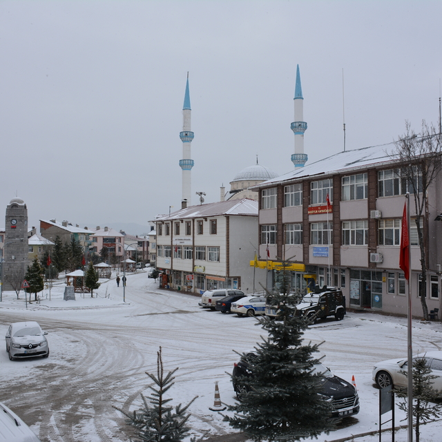 Tokat'ta kar etkili oluyor
