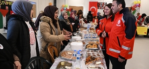 Konteyner kentte yaşayan kadınlardan Gazze için "Ahde Vefa" kermesi