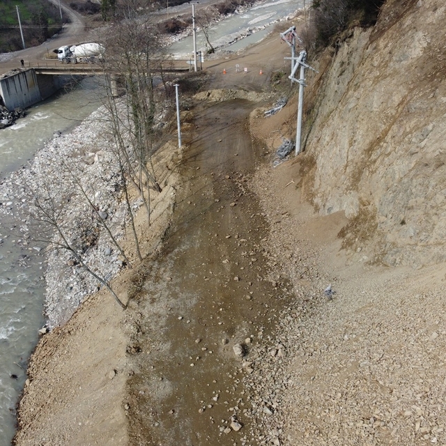 Düzce´de aynı yerde bir hafta arayla ikinci heyelan