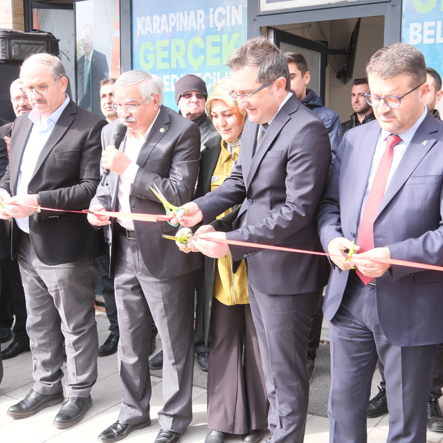 Karapınar'da "AK Parti Seçim Koordinasyon Merkezi" açıldı