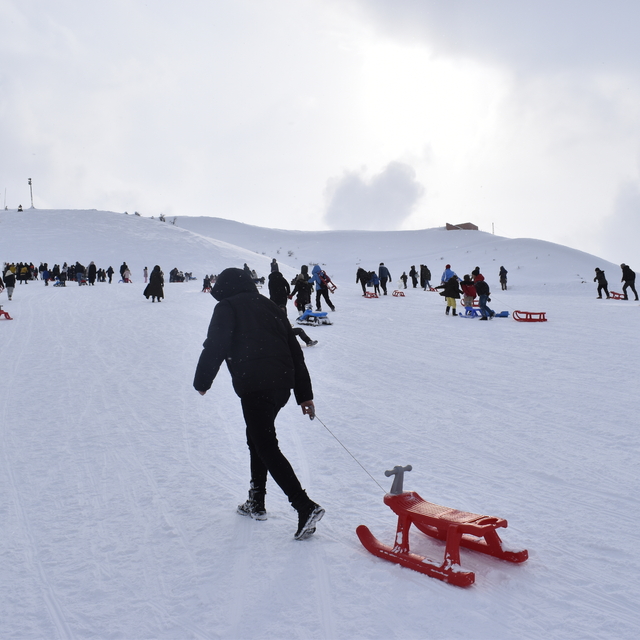 Bitlis'te "3. Geleneksel Meşaleli Kayak Şenliği" düzenlendi