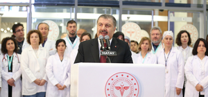 Sağlık Bakanı Koca, Hatay'da 2 hastanenin açılışında konuştu: