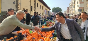 AK Parti İzmir Büyükşehir Belediye Başkan adayı Dağ, Ödemiş'te SKM bürosunu...