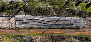 Adıyaman'da depremde hasar gören demir yolunda çalışmalar sürüyor