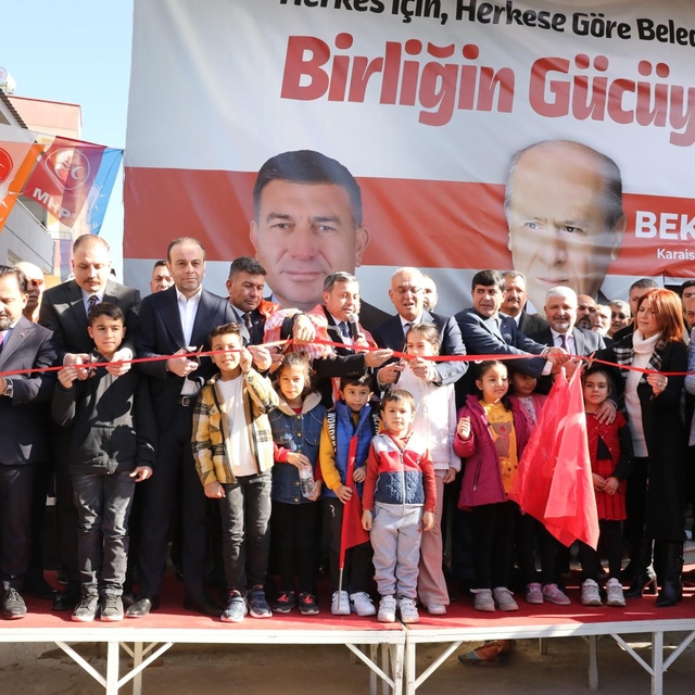 Karaisalı'da MHP Seçim Koordinasyon Merkezi açıldı