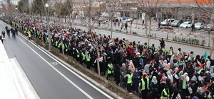 Diyarbakır ve Batman'da İsrail'in Gazze'ye yönelik saldırıları protesto edildi