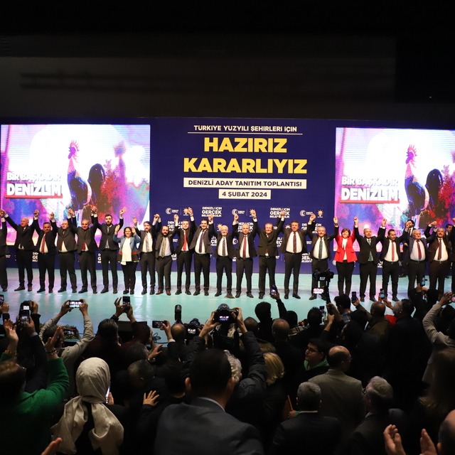 Cumhur İttifakı'nın Denizli'deki ilçe belediye başkan adayları tanıtıldı