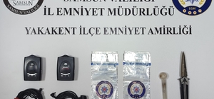 Samsun'da uyuşturucu operasyonunda 3 kişi yakalandı 