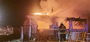 Eskişehir'de ağılda başlayan yangında 63 küçükbaş hayvan öldü