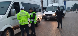 Siverek'te okul servisleri denetlendi