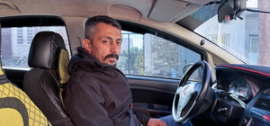 Aydın'da taksici ile müşterisi arasında yaşanan tartışma kamerada