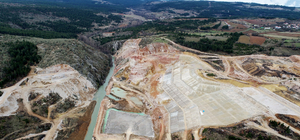 Safranbolu Aldeğirmen Barajı'nda çalışmalar sürüyor