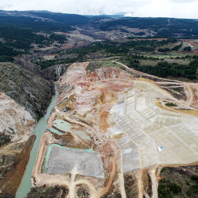 Safranbolu Aldeğirmen Barajı'nda çalışmalar sürüyor
