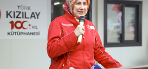 İslahiye'de konteyner kentte "100. Yıl Kütüphanesi" açıldı