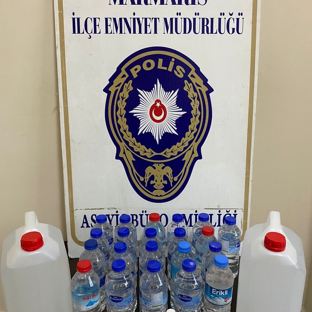 Muğla'da sahte içki operasyonunda 1 şüpheli yakalandı