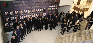 Kahramanmaraş'ta depremde hayatını kaybeden avukatlar anıldı