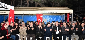 Belen'de 6 Şubat depremlerinde hayatını kaybedenler anıldı 