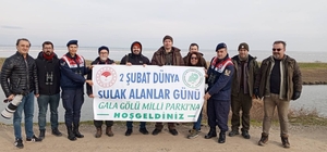 Gala Gölü Milli Parkı'nda kuş gözlemi yapıldı