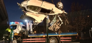 Ankara'da köprüden düşen otomobildeki 1 genç öldü, 2 kişi ağır yaralandı