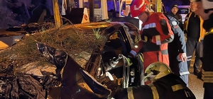 Muğla'da ağaca çarpan otomobilin sürücüsü öldü