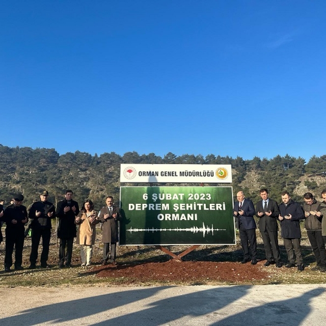 Çanakkale'de 6 Şubat depremleri hatıra ormanı oluşturuldu