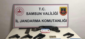 Samsun'da ruhsatsız silah bulunduran kişi yakalandı 
