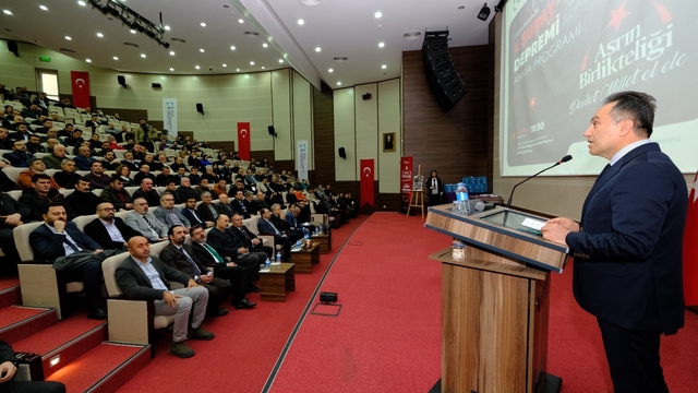 TOGÜ'de asrın felaketinde yaşamını yitirenler anıldı