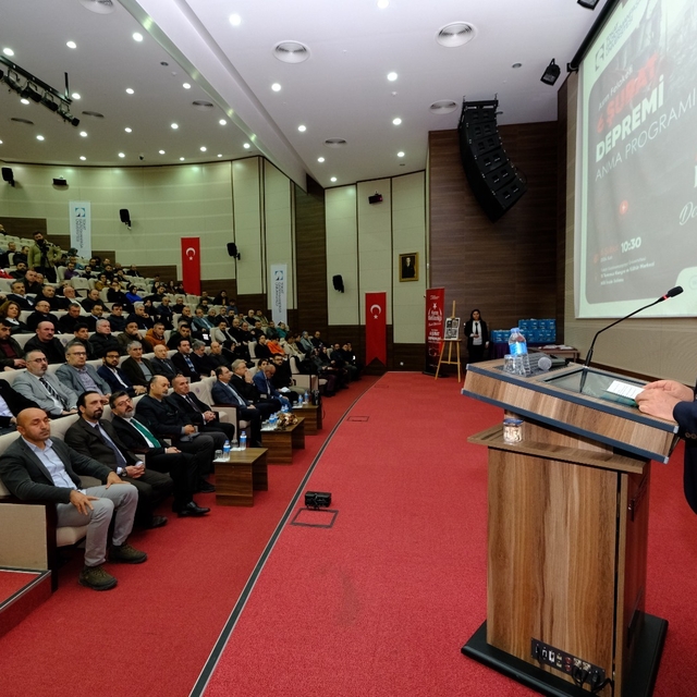 TOGÜ'de asrın felaketinde yaşamını yitirenler anıldı